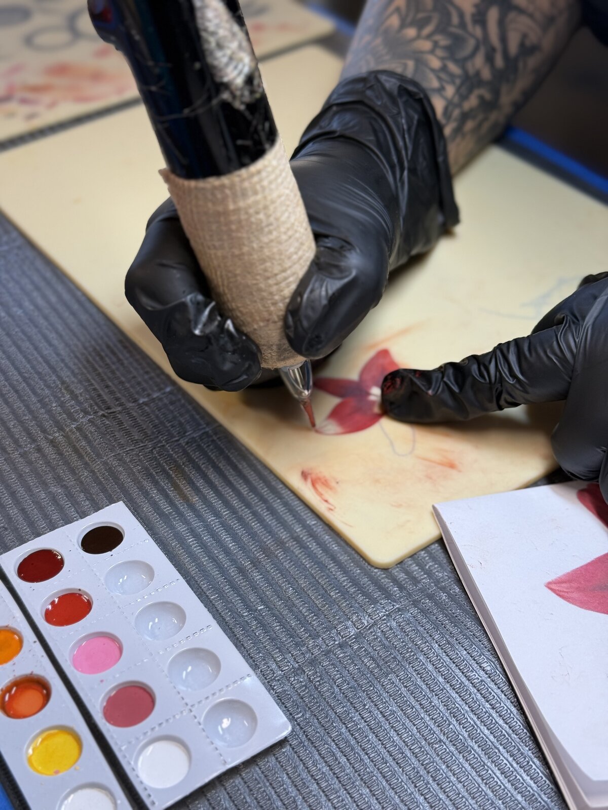 Patch tattoo training workshop